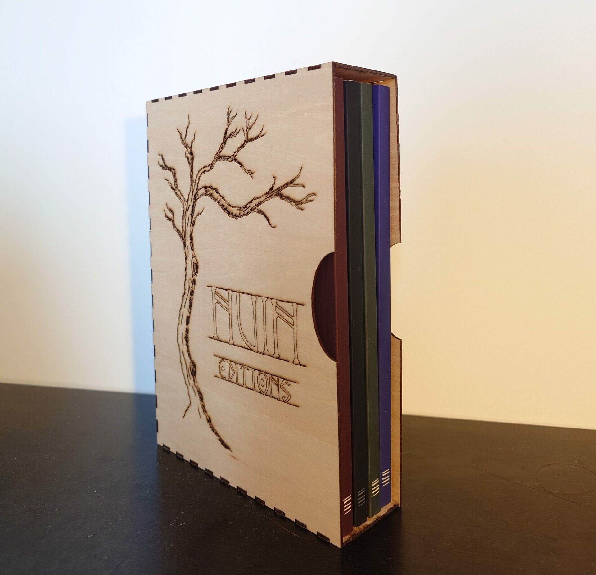 Agendas perpétuels trimestriels x4 + coffret