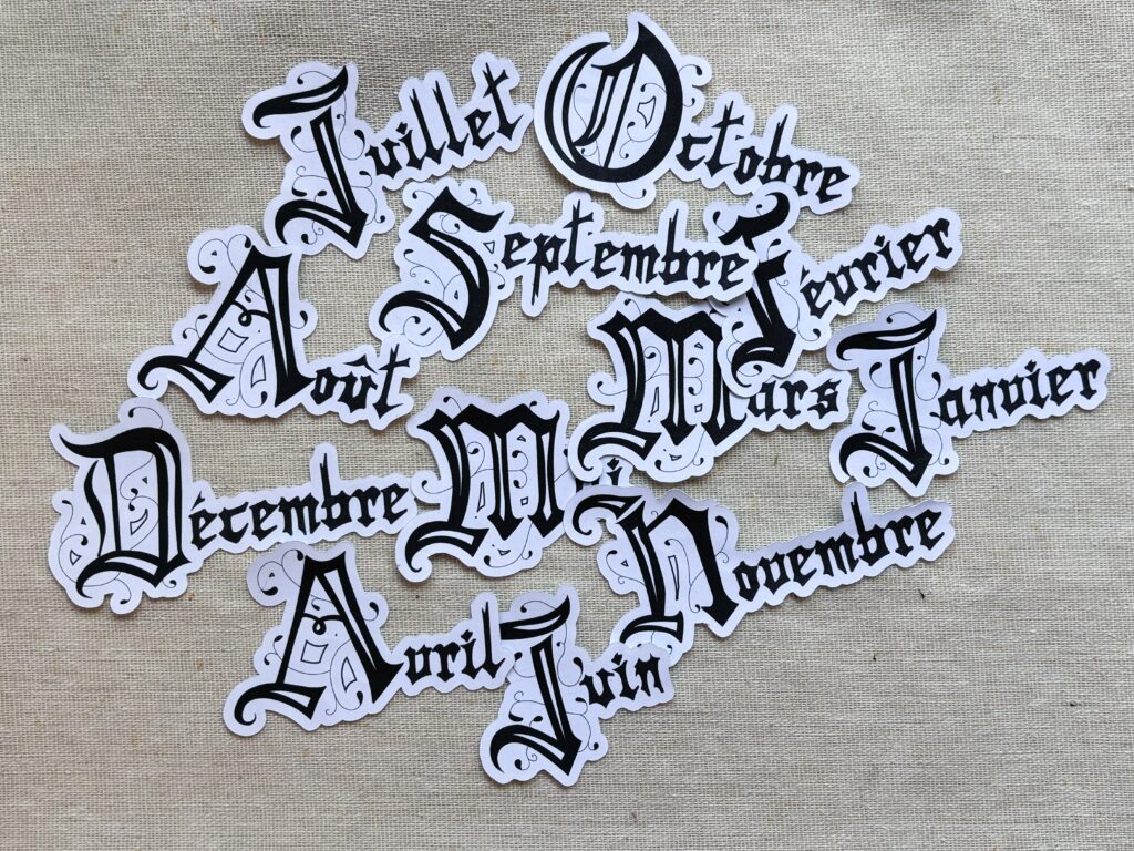 Stickers 12mois